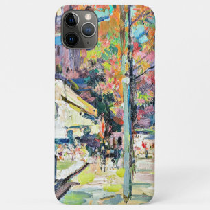 Capa Para iPhone 11 Pro Max Korovin - Cena da Rua Parisiense