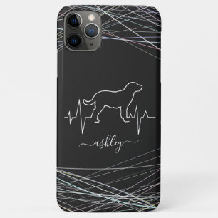 Capa Para iPhone 11 Pro Max Labrador Retriever é Legal Cão Mínimo L