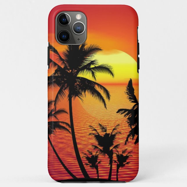 Capa Para iPhone 11 Pro Max Lado da praia (Verso)