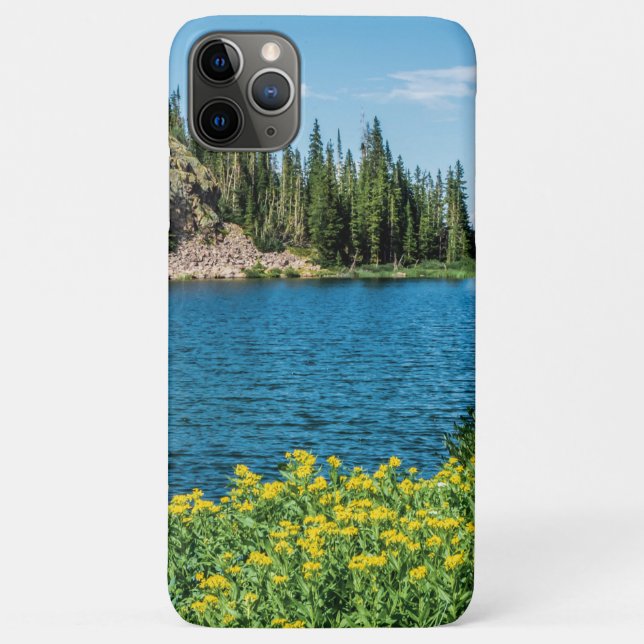 Capa Para iPhone 11 Pro Max Lago Amarelo // Horizontal (Verso)