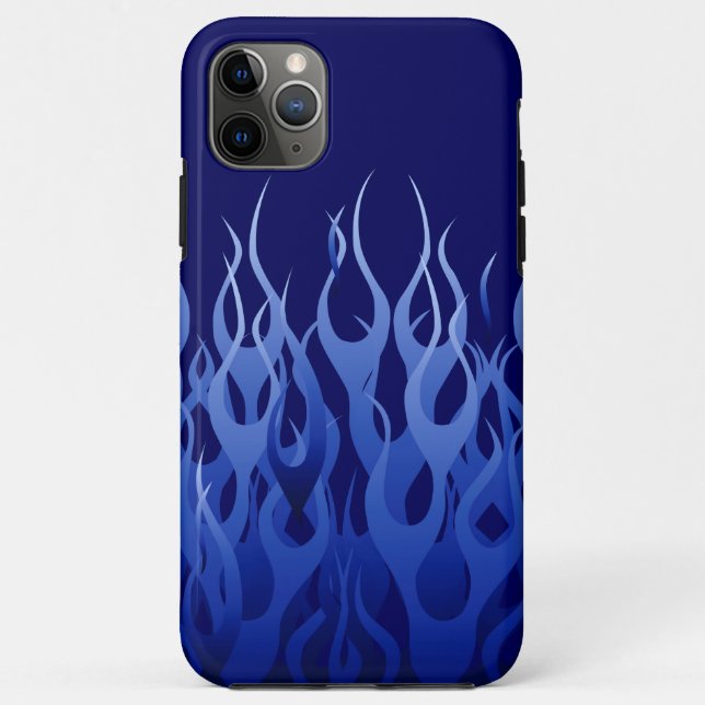 Capa Para iPhone 11 Pro Max Legal Chamas Azuis Bandeiras (Verso)