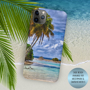 Capa Para iPhone 11 Pro Max Linda Bonito Summer Havaiana Beach Watercolor