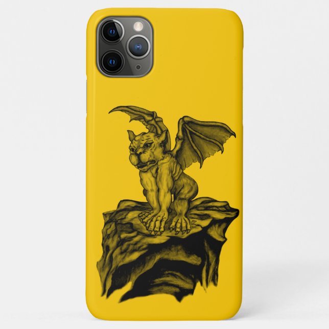 Capa Para iPhone 11 Pro Max Little Golem Gargoyle (Verso)