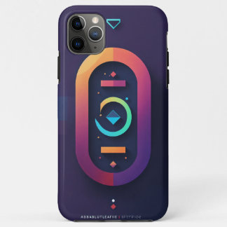 Capa Para iPhone 11 Pro Max Logotipo Geométrico Minimalista: Absolutamente Rel