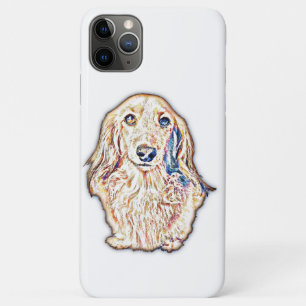 Capa Para iPhone 11 Pro Max Long Hair Dachshund Gifts Cute Doxie Wiener Dog Lo