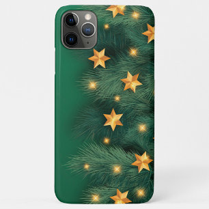Capa Para iPhone 11 Pro Max Luzes e estrelas Douradas