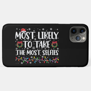 Capa Para iPhone 11 Pro Max Mais Propenso a Tirar Mais Selfies de Natal
