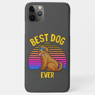 Capa Para iPhone 11 Pro Max Mala de Cachorro do Recuperador de Ouros Engraçado