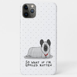 Capa Para iPhone 11 Pro Max Maldito Cachorro Aterro Rachado (prateado) Diversã
