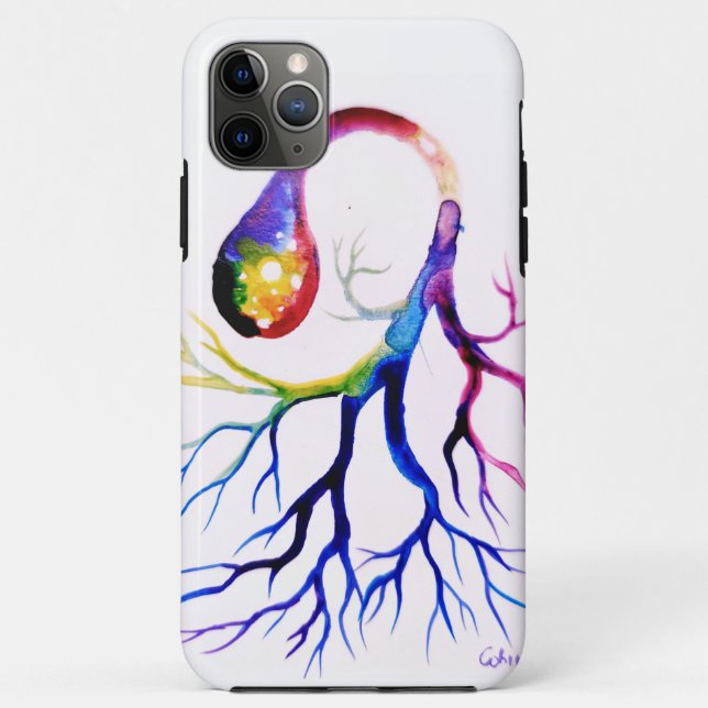 Capa Para iPhone 11 Pro Max Maleta de iPhone neuronal unipolar (Verso)
