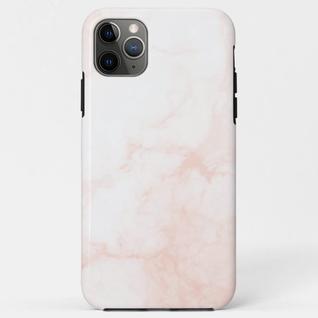 Capa Para iPhone 11 Pro Max Mármore Branco e Dourado Moderno (Verso)
