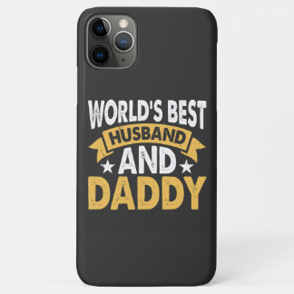 Capa Para iPhone 11 Pro Max melhor marido e pai do mundo