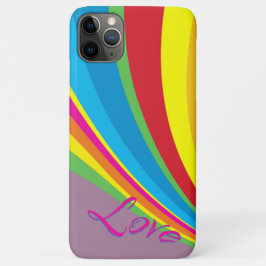 Capa Para iPhone 11 Pro Max Mês do Orgulho - Amor Arco-íris