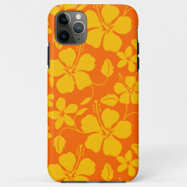 CAPA PARA iPhone 11 PRO MAX MISTURA DE LARANJA HAWAIIANA HULA (HIBISCUS)