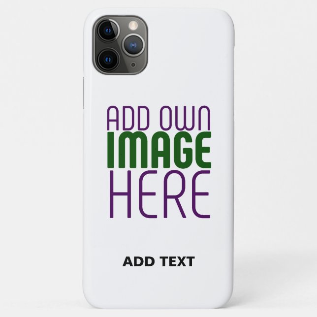 CAPA PARA iPhone 11 PRO MAX MODELO DE TEXTO DE IMAGEM BRANCA SIMPLES EDITÁVEL  (Verso)