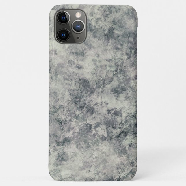Capa Para iPhone 11 Pro Max Moderno Verde Sage Lavanda Cinza Texturizado Abstr (Verso)