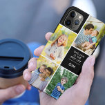 Capa Para iPhone 11 Pro Max Monograma 4 Foto A Vida de Pai é a Melhor Vida Pre<br><div class="desc">Adicione suas iniciais e 4 fotos a esta capa de iPhone personalizada. O modelo de foto está configurado para você adicionar suas imagens trabalhando no sentido horário a partir do canto superior direito. A citação do pai diz "Dad Life is the Best Life" seguido pelas iniciais do pai - tudo...</div>