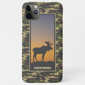 Capa Para iPhone 11 Pro Max Moose e Camo