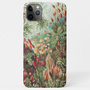 Capa Para iPhone 11 Pro Max Mosses, Muscinae Laubmoose por Ernst Haeckel