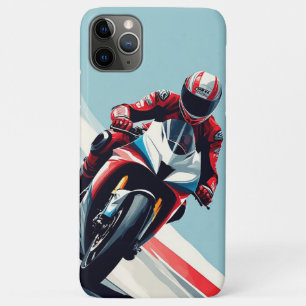 Capa Para iPhone 11 Pro Max Motociclismo de Esportes de Alta Velocidade Costei