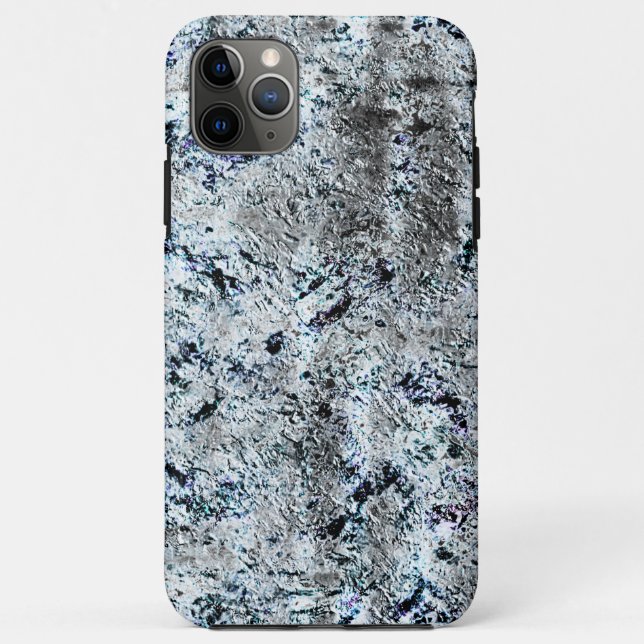 Capa Para iPhone 11 Pro Max Muito rústico fungo prateado sujo de (Verso)