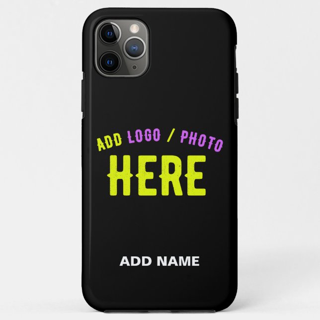 CAPA PARA iPhone 11 PRO MAX NA MODA MODERNO PERSONALIZÁVEL NEGRO VERIFICADO CO (Verso)