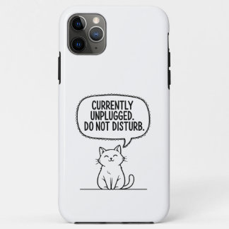 Capa Para iPhone 11 Pro Max Não Perturbe