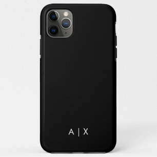 Capa Para iPhone 11 Pro Max Nome do Casal simples monograma