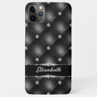 Nome Personalizado do Diamante do Sparkle Black Bl