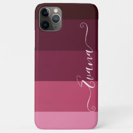 Capa Para iPhone 11 Pro Max Nome Personalizar Colorido do Bloqueio Colorido e 