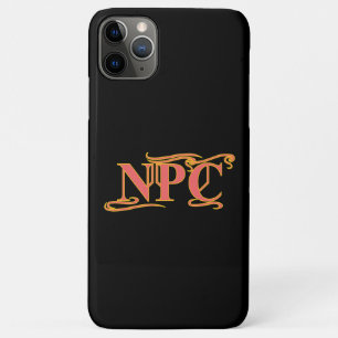 Capa Para iPhone 11 Pro Max NPC Não maim Rob ou RPG engraçado no Matar