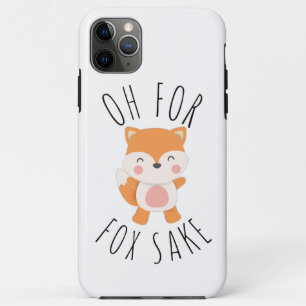 Capa Para iPhone 11 Pro Max Oh para Fox Sake
