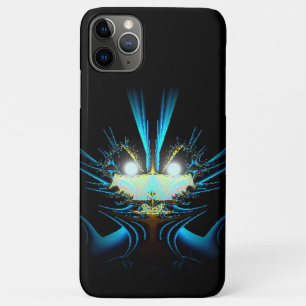 Capa Para iPhone 11 Pro Max Olhos brilhantes - Criatura Azul Luminosa