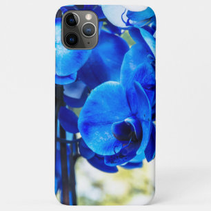 Capa Para iPhone 11 Pro Max Orquídeas azuis