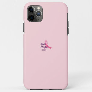 Capa Para iPhone 11 Pro Max Outubro Rosa