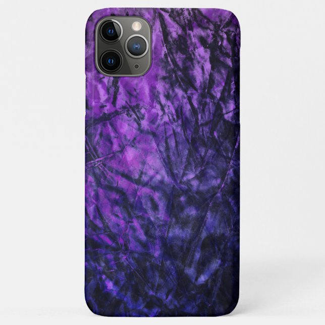 Capa Para iPhone 11 Pro Max Padrão Abstrato Glam Roxo (Verso)