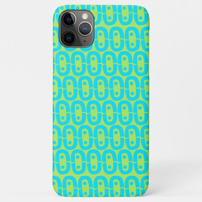 Capa Para iPhone 11 Pro Max padrão colorido moderno (Verso)