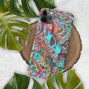 Capa Para iPhone 11 Pro Max Padrão de Arte de Tinta Tinta Tinta Tinta Tinta Ti