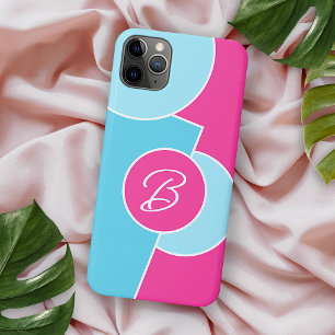 Capa Para iPhone 11 Pro Max Padrão de Arte nos Círculos de Abstrato Chic Branc