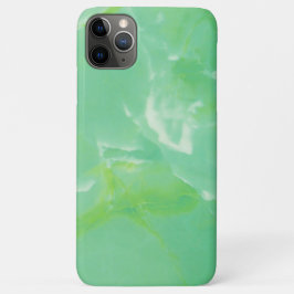 Capa Para iPhone 11 Pro Max Padrão de empacotamento de jade verde-esmeralda