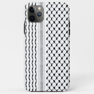 Capa Para iPhone 11 Pro Max Padrão de Kufiya Árabe Palestiniano Personalizad