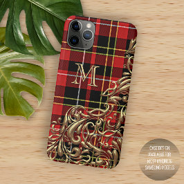Capa Para iPhone 11 Pro Max Padrão de Verificações de Tartan Escocês Tradicion