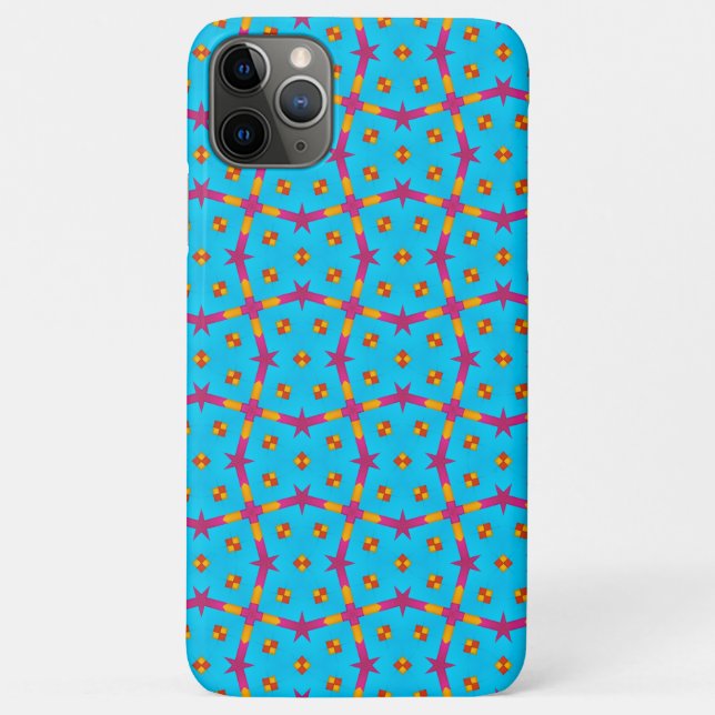 Capa Para iPhone 11 Pro Max Padrão Geométrico (Verso)