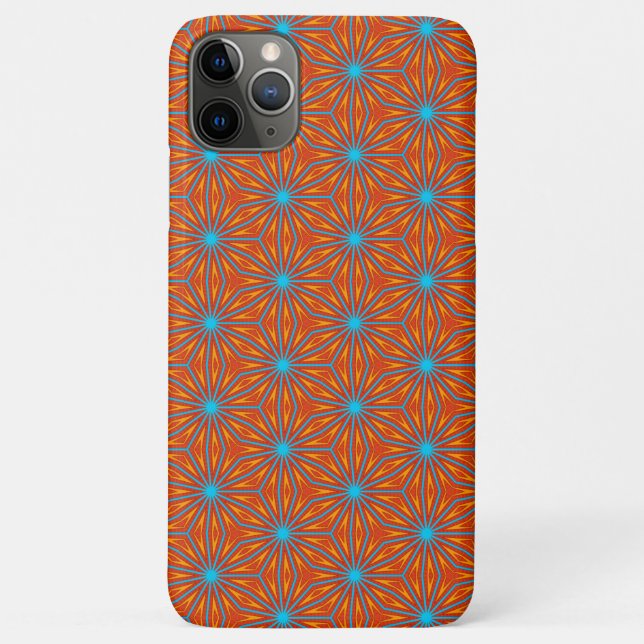 Capa Para iPhone 11 Pro Max Padrão Geométrico (Verso)