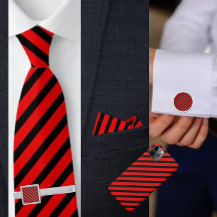 Capa Para iPhone 11 Pro Max Padrão Vermelho E Preto Cinto