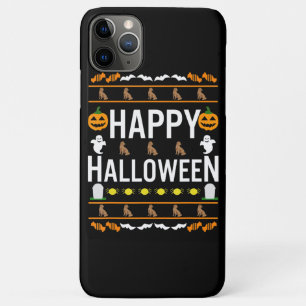Capa Para iPhone 11 Pro Max Pão Cão Feliz Halloween Chocolate Labrador
