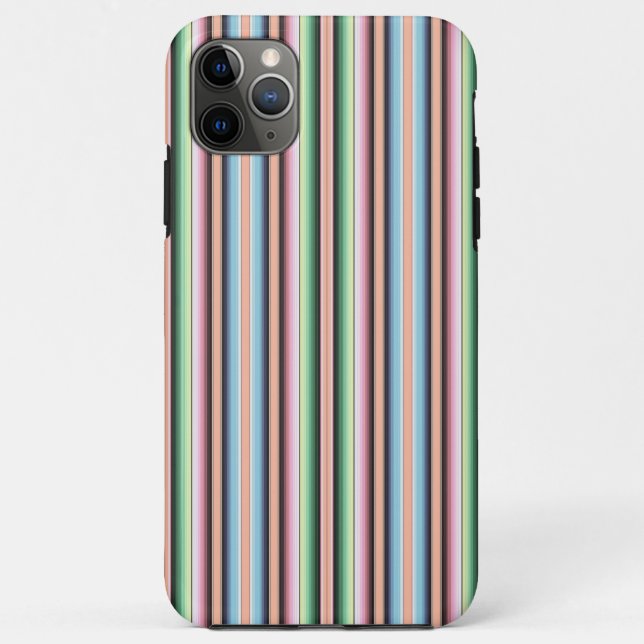 Capa Para iPhone 11 Pro Max Pastel serape stripes (Verso)