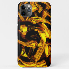 Capa Para iPhone 11 Pro Max Pedaços ou bagaço de casca de tangerina desidratad