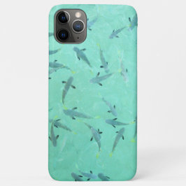 Capa Para iPhone 11 Pro Max Peixes do Fiji nadando em água azul clara