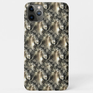 Capa Para iPhone 11 Pro Max Pérolas Douradas